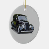 Liebe der alten Oldtimer Keramik Ornament (Rechts)