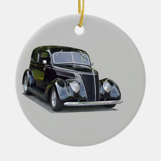Liebe der alten Oldtimer Keramik Ornament (Vorne)