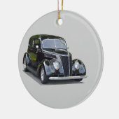 Liebe der alten Oldtimer Keramik Ornament (Links)