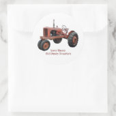 Liebe der alten, rauschigen Traktoren Runder Aufkleber (Tasche)