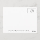 Liebe der alten Zugmaschinen Postkarte (Rückseite)