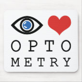 Liebe der Augen Mousepad (Vorne)