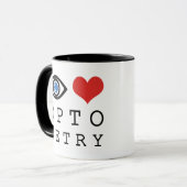 Liebe der Augen Tasse (Vorderseite Links)
