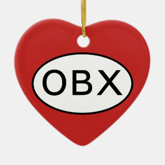 Liebe der Außenbanken Keramik Ornament