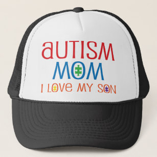 Liebe der Autismus-Mama-I mein Sohn Truckerkappe