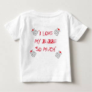 LIEBE DER BABY-SCHNELLunterseiten-I MEIN BUBBE Baby T-shirt