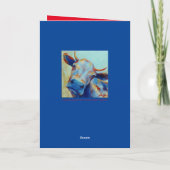 Liebe der Backenkarte zum Mond Feiertagskarte (Rückseite)