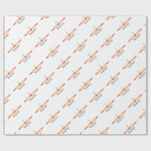 Liebe der Bäcker Geschenkpapier (Flach)