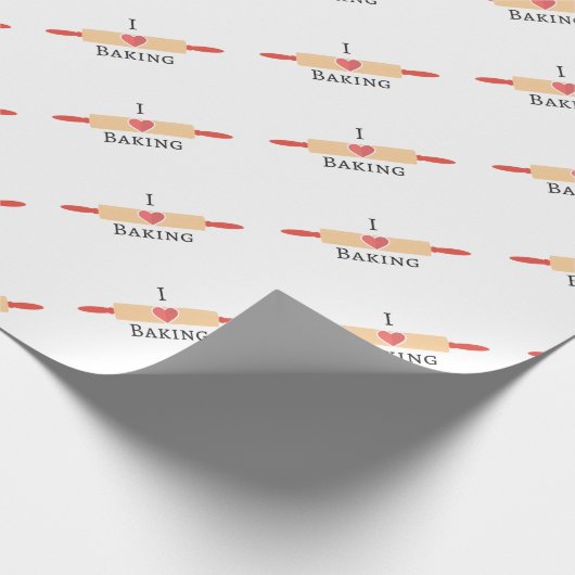 Liebe der Bäcker Geschenkpapier (Ecke)