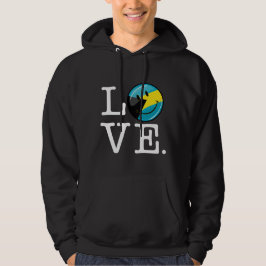Liebe der Bahamas-Insel-Stolz Hoodie