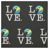 Liebe der Bahamas-Insel-Stolz Stoff (Muster)