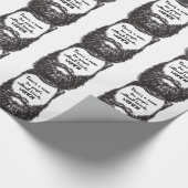 Liebe der Bart Geschenkpapier (Ecke)