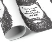 Liebe der Bart Geschenkpapier (Rolleneckpunkt)