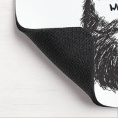 Liebe der Bart Mousepad (Ecke)