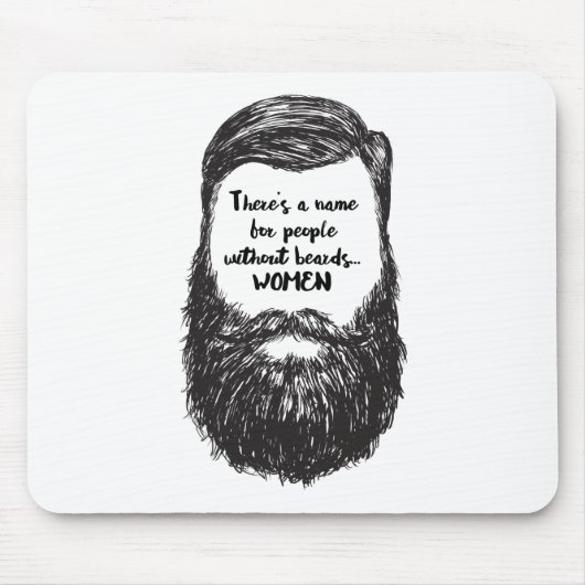 Liebe der Bart Mousepad (Vorne)