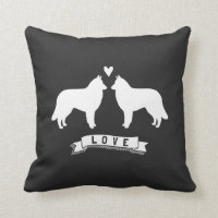 Liebe der belgischen Tervuren Silhouetten
