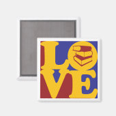 Liebe der Bibliotheksarbeit Magnet (Vorderseite/Rückseite)