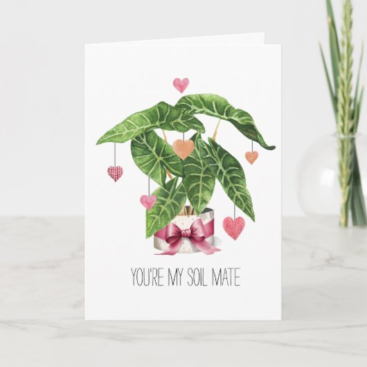 Liebe der Bodenmatte Karte (Vorderseite)