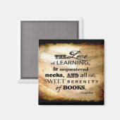 Liebe der Bücher Magnet (Vorderseite/Rückseite)