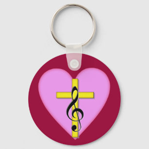 Liebe der Christlichen Musik Schlüsselanhänger