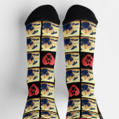 Liebe der Collage-Liebe des Fotos Socken (Oben)