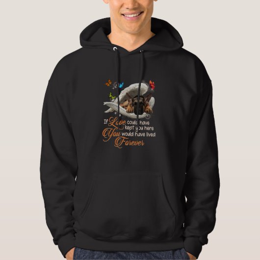 Liebe der deutschen Schäferhunde Hoodie (Vorderseite)