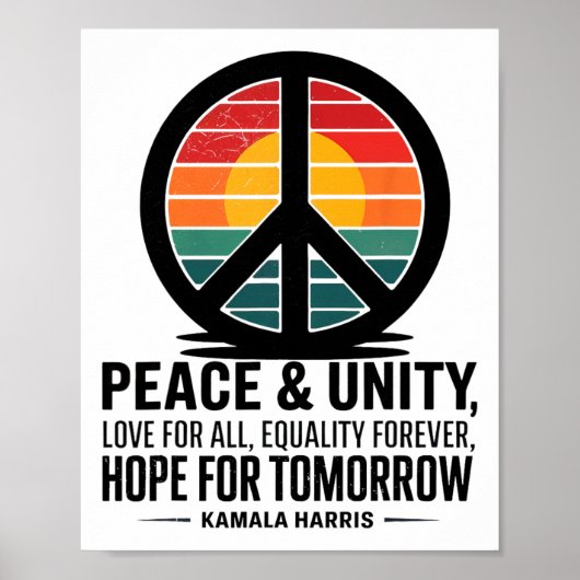 Liebe der Einheit des Friedens für alle Gleichbere Poster (Vorne)