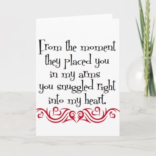 Liebe der Eltern Karte (Vorderseite)