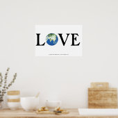 LIEBE DER ERDE POSTER (Küche)