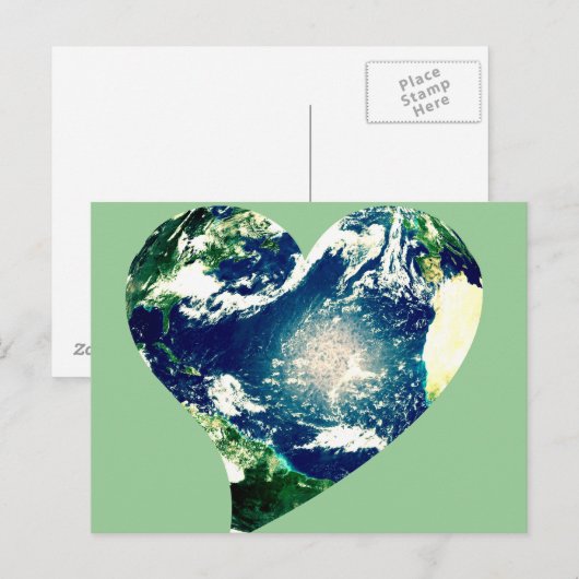 Liebe der Erde Postkarte (Vorne/Hinten)