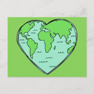 Liebe der Erde Postkarte