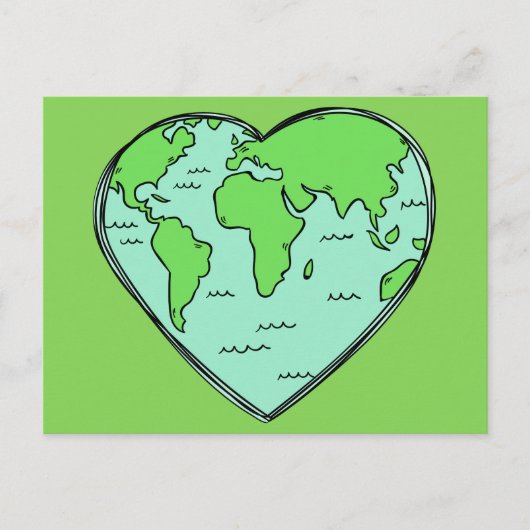 Liebe der Erde Postkarte (Vorderseite)