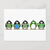 Liebe der Erdpinguine Postkarte (Vorderseite)