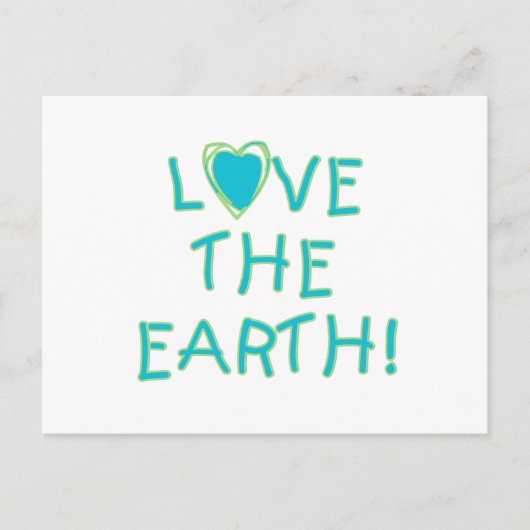 Liebe der Erdumwelt Postkarte (Vorderseite)