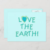 Liebe der Erdumwelt Postkarte (Vorne/Hinten)