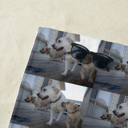 Liebe der Familie Labrador, Badetuch (Beispiel)