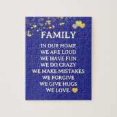 Liebe der Familie! Spaß Puzzle (Vertikal)