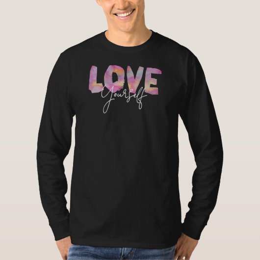 Liebe der Farbe selbst Positive Botschaft der Selb T-Shirt (Vorderseite)