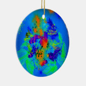 Liebe der Farbschmuck Keramik Ornament (Rechts)