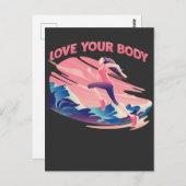 Liebe der Fitness Ihres Körpers Postkarte (Vorne/Hinten)