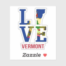 Liebe der Flagge des Staates Vermont