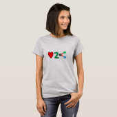 Liebe der Frau2T - Shirt teilen (Vorne ganz)