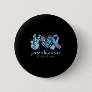 Liebe der Frauen Heilung des grauen blauen Diabete Button