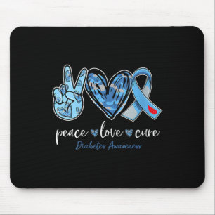 Liebe der Frauen Heilung des grauen blauen Diabete Mousepad