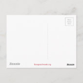 Liebe der freien Meinungsäußerung Postkarte (Rückseite)