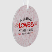 Liebe der Freunde Ornament (Vorderseite)