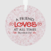 Liebe der Freunde Ornament (Rückseite)