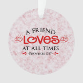 Liebe der Freunde Ornament (Vorderseite)