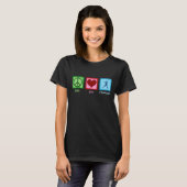 Liebe der Friedensforschung T-Shirt (Vorne ganz)
