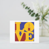 Liebe der Füllfederhalter Postkarte (Stehend Vorderseite)